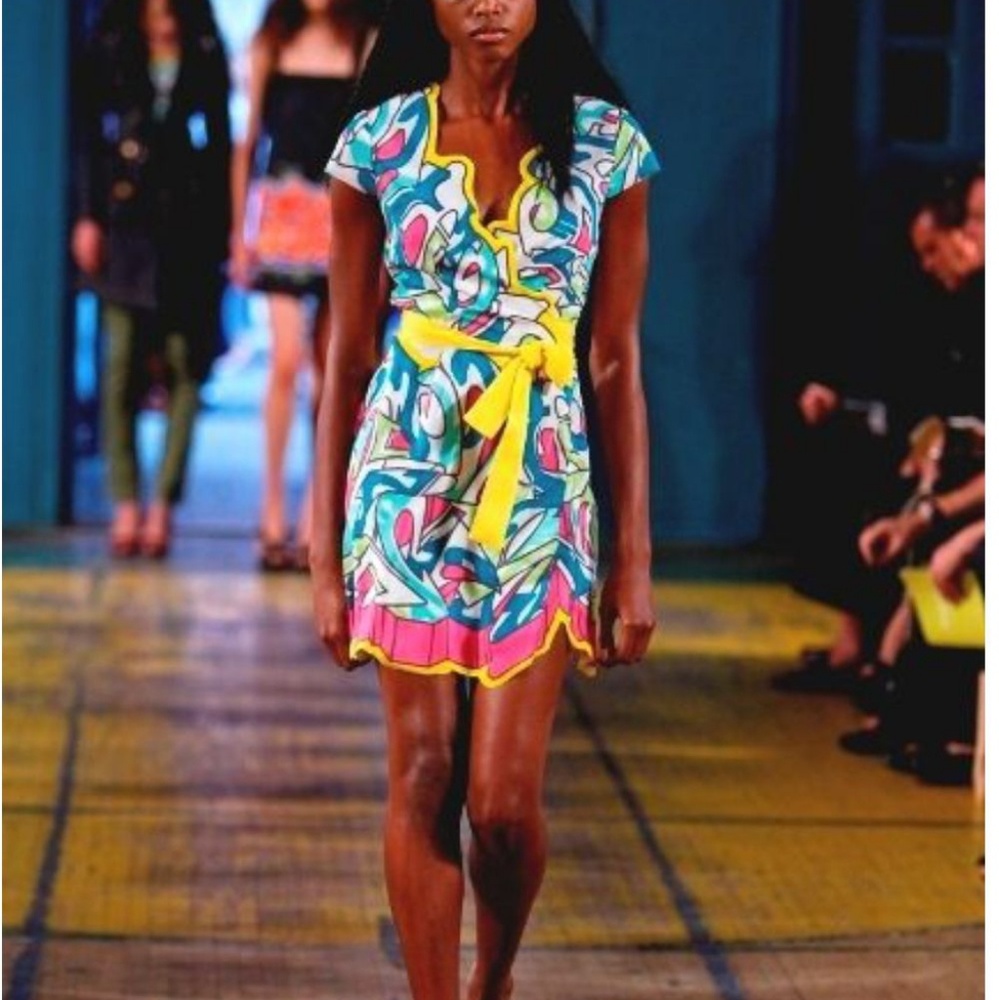 Francis Roth Silk Graffiti Print Mini Dress Y2K